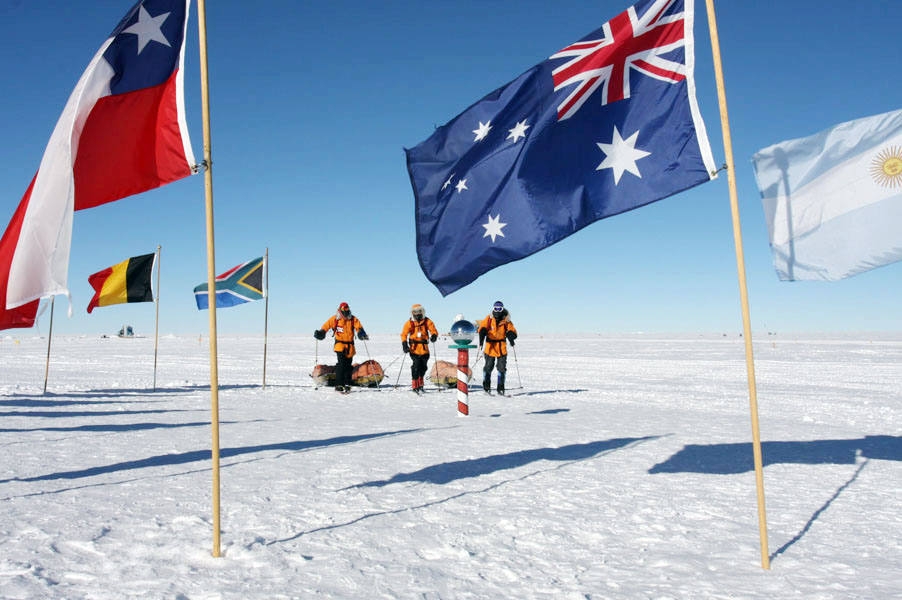 ANI's Basler aircraft at the South Pole. © David Rootes, 2010, ANI